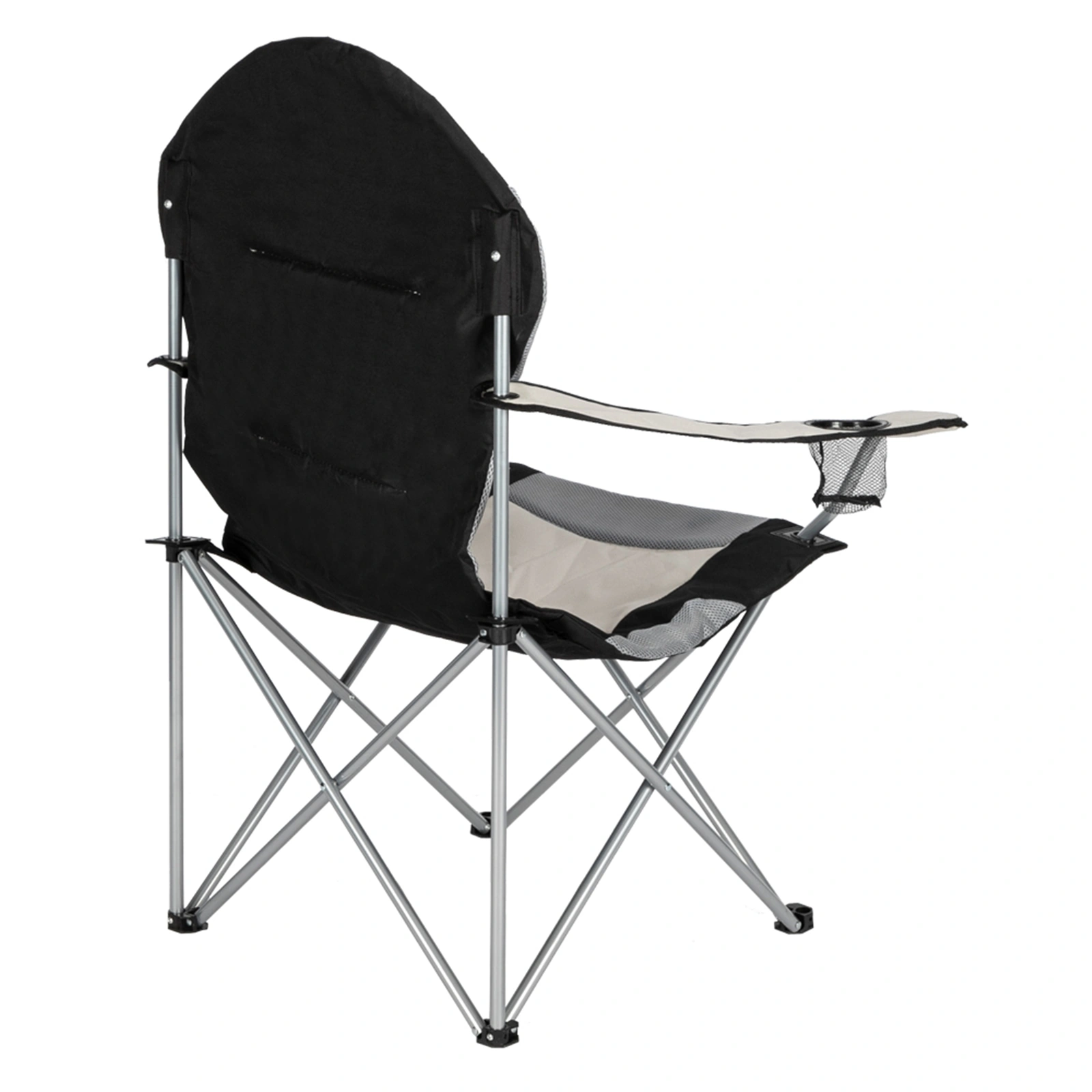Medium Camping Chair Fishing Chair Folding Chair Black Gray view 9