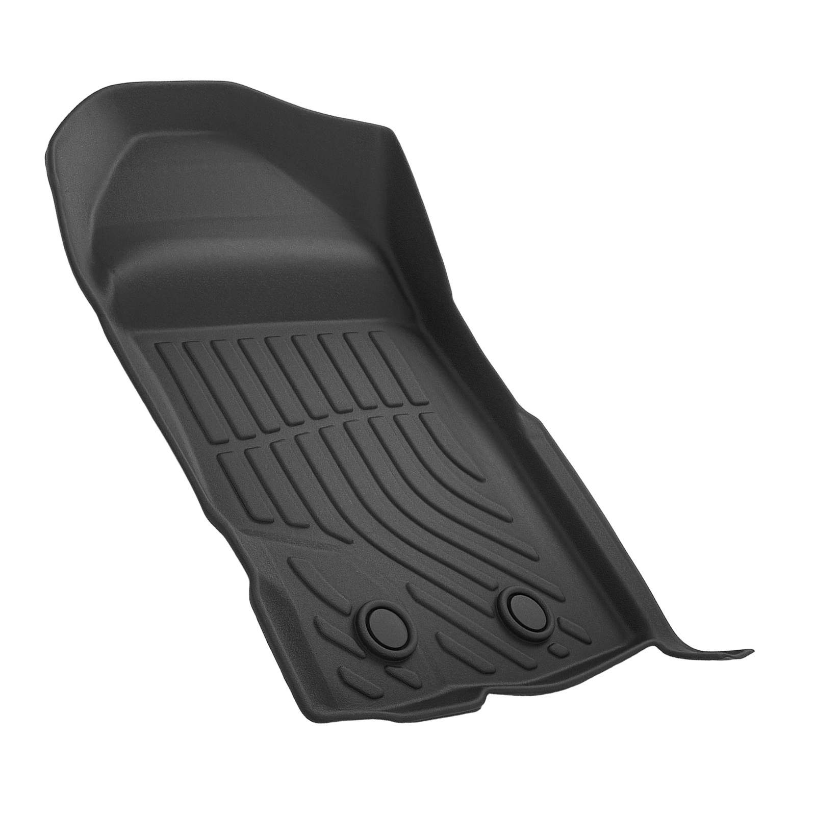 All Weather Floor Mats fit for Ford Ranger SuperCrew Cab 2019-2023 Black TPE Car Mat view 5