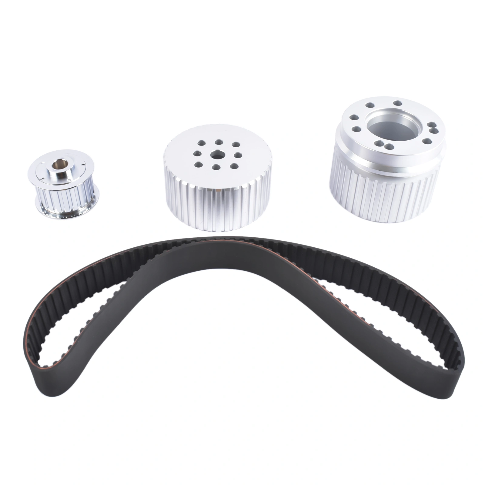 Belt Drive Pulley Set for BBC Big Block Chevy Gilmer 396 427 454 Engines Billet Aluminum view 2
