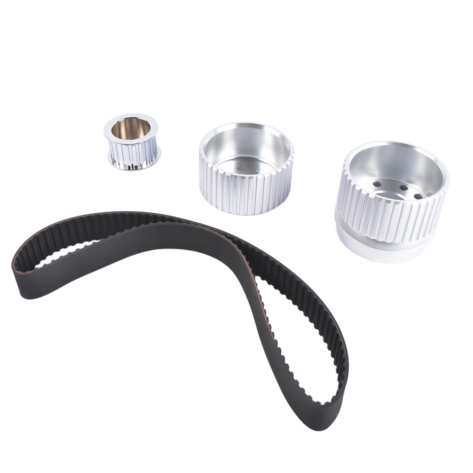 Belt Drive Pulley Set for BBC Big Block Chevy Gilmer 396 427 454 Engines Billet Aluminum view 3