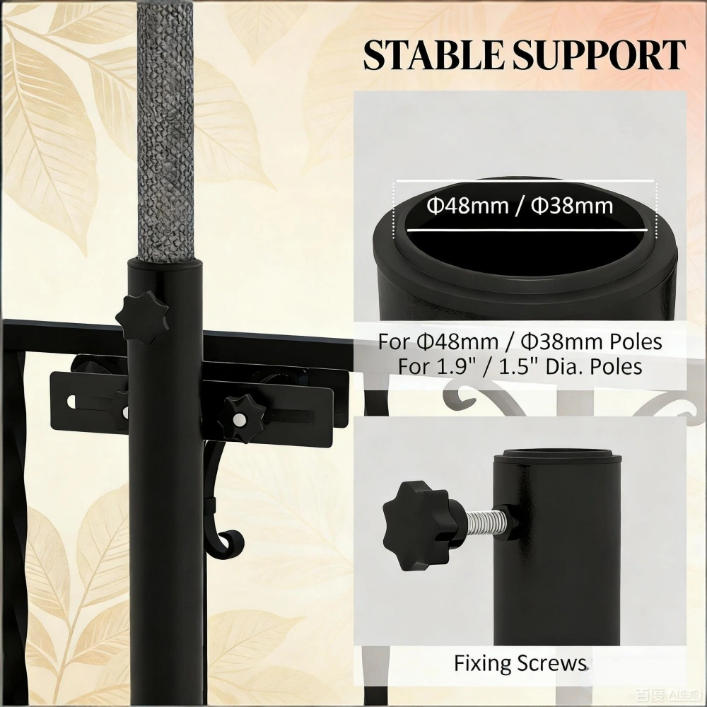 Heavy Duty Patio Umbrella Holder Base Stand for Outdoor Umbrellas view 6