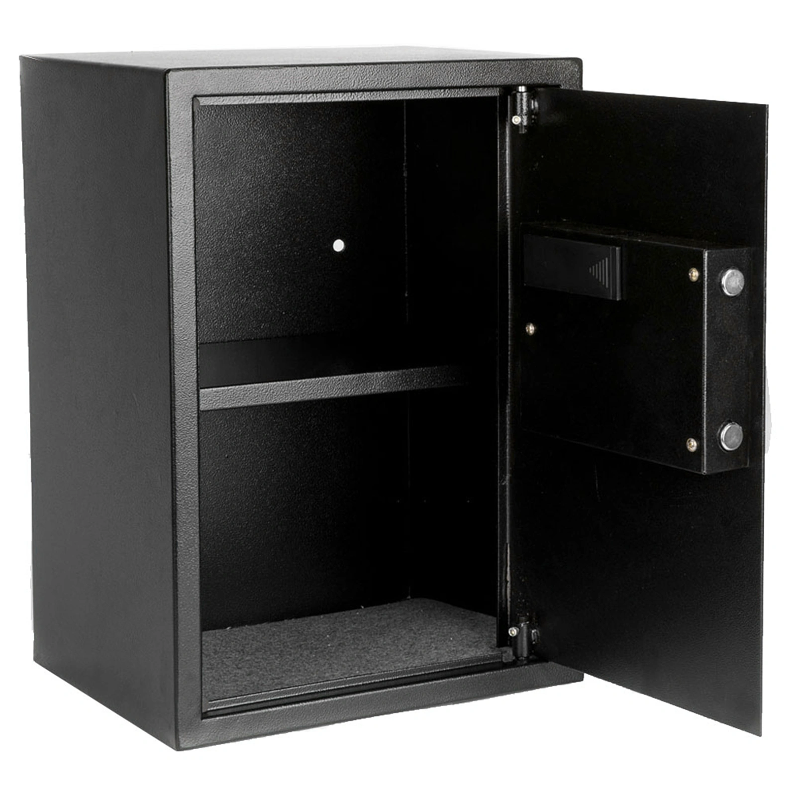 E50EA Electronic Password Steel Safe Box for Home - Black view 2