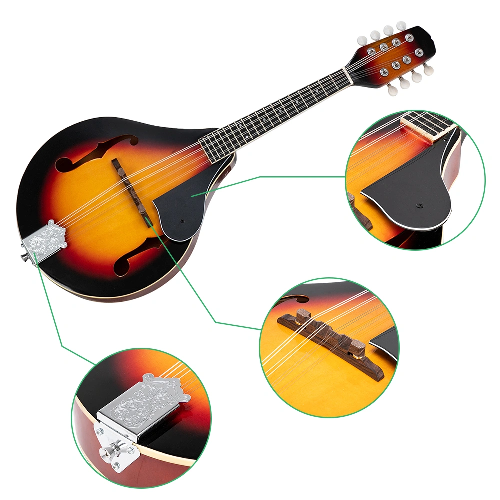 A Style Elegant Mandolin with Guard Board Sunset view 19