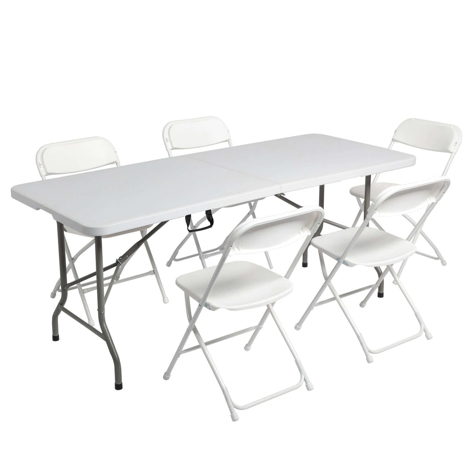 6' Folding Table Portable Plastic Indoor Outdoor Picnic Party Dining Camping Tables view 10