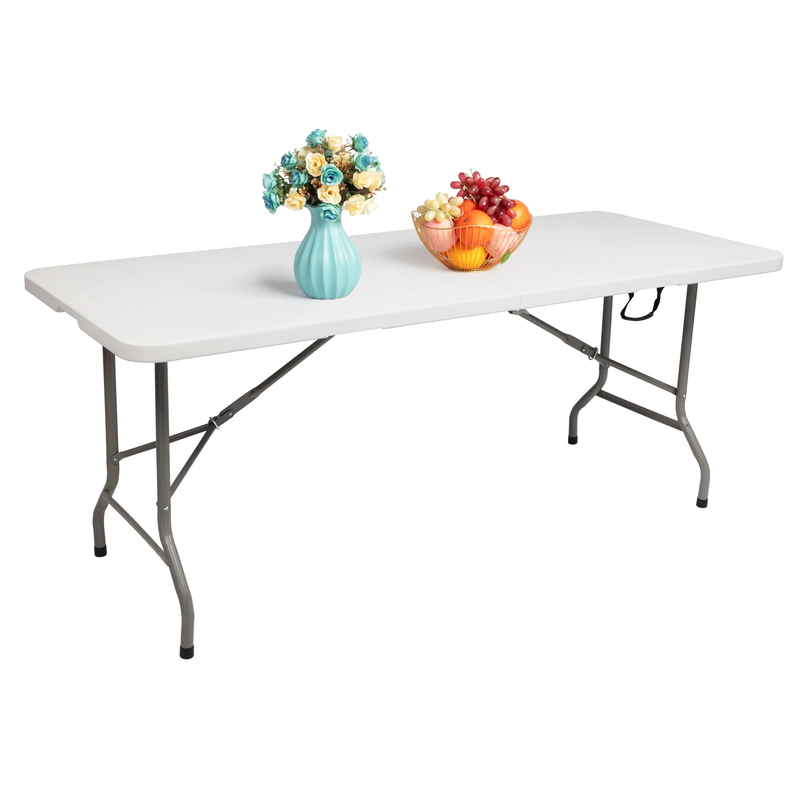 6' Folding Table Portable Plastic Indoor Outdoor Picnic Party Dining Camping Tables view 5