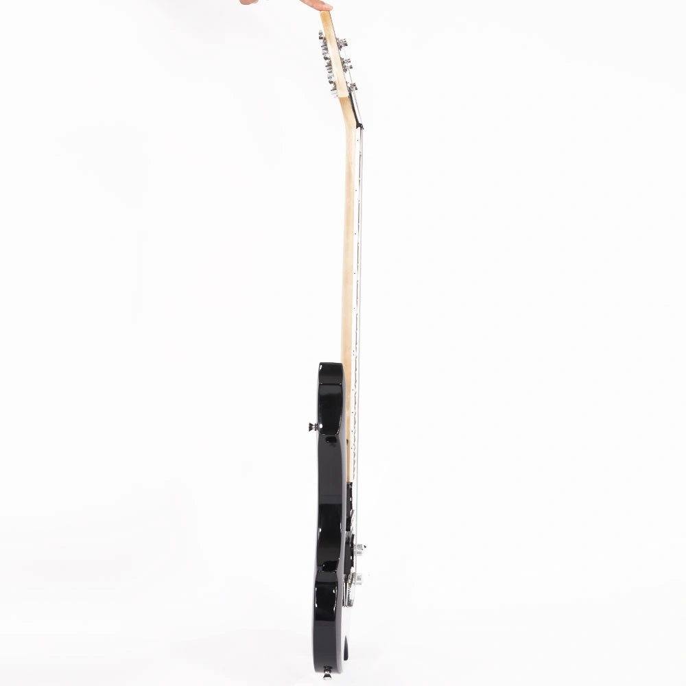 Flame Shaped Electric Guitar with 20W Electric Guitar Sound HSH Pickup Novice Guitar Audio Bag Strap Picks Shake Cable Wrench Tool Black view 8