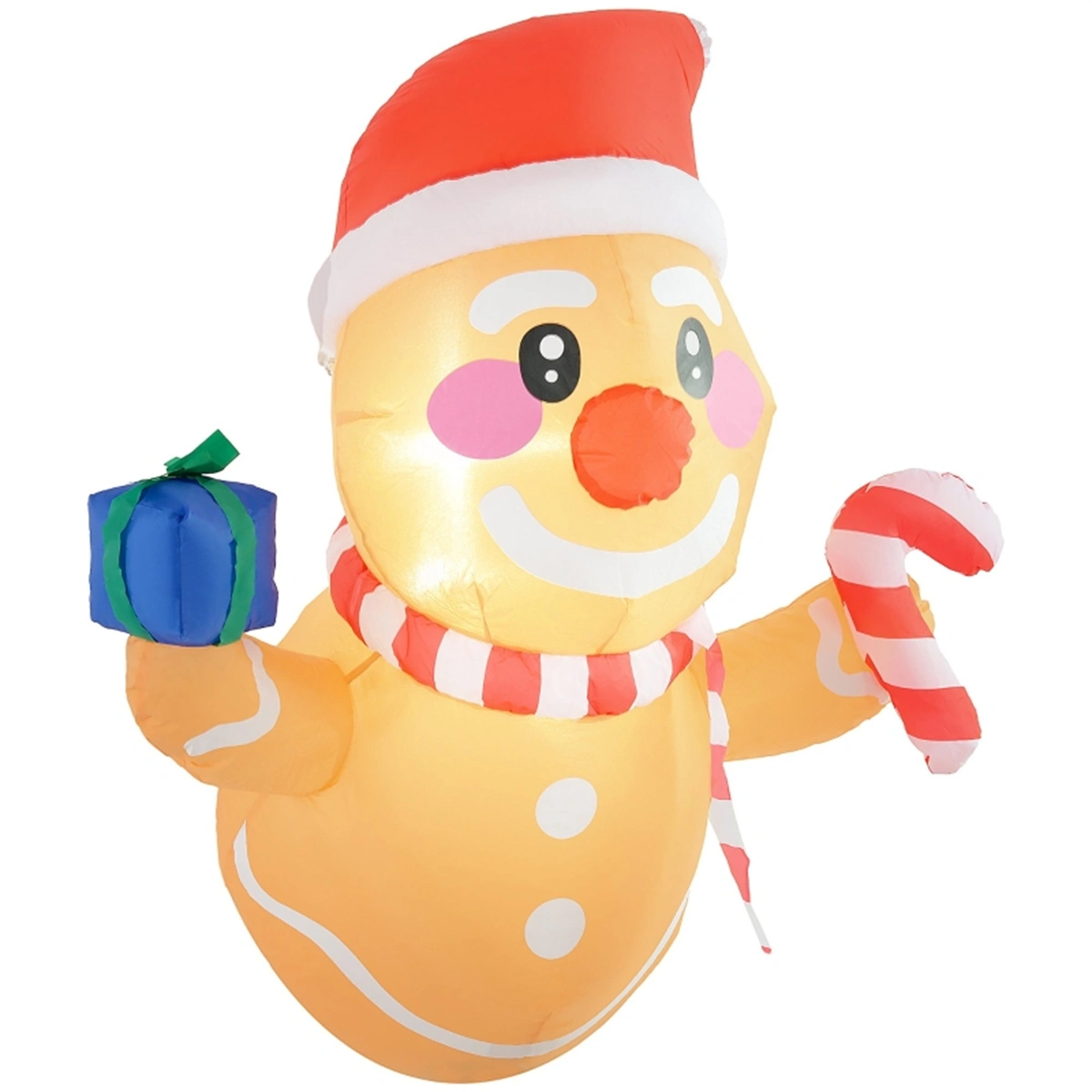 Christmas Snowman Decorative Figurine - Festive Holiday Ornaments for Indoor Outdoor Display view 3