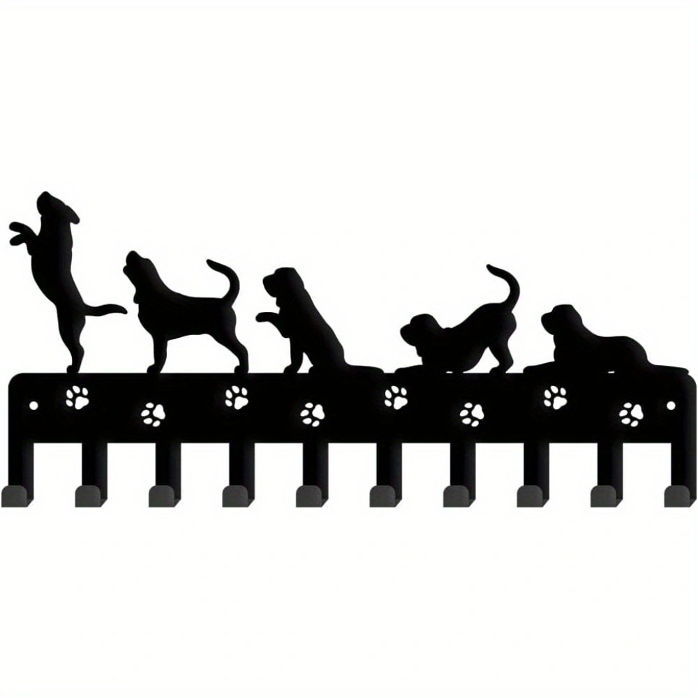 CIFbuy Dog-Themed Metal Key Holder & Animal-Inspired Wall Hook - Space-Saving Home Storage Solution for Hats, Coats & Accessories(TikTok/temu self-pickup orders) view 3