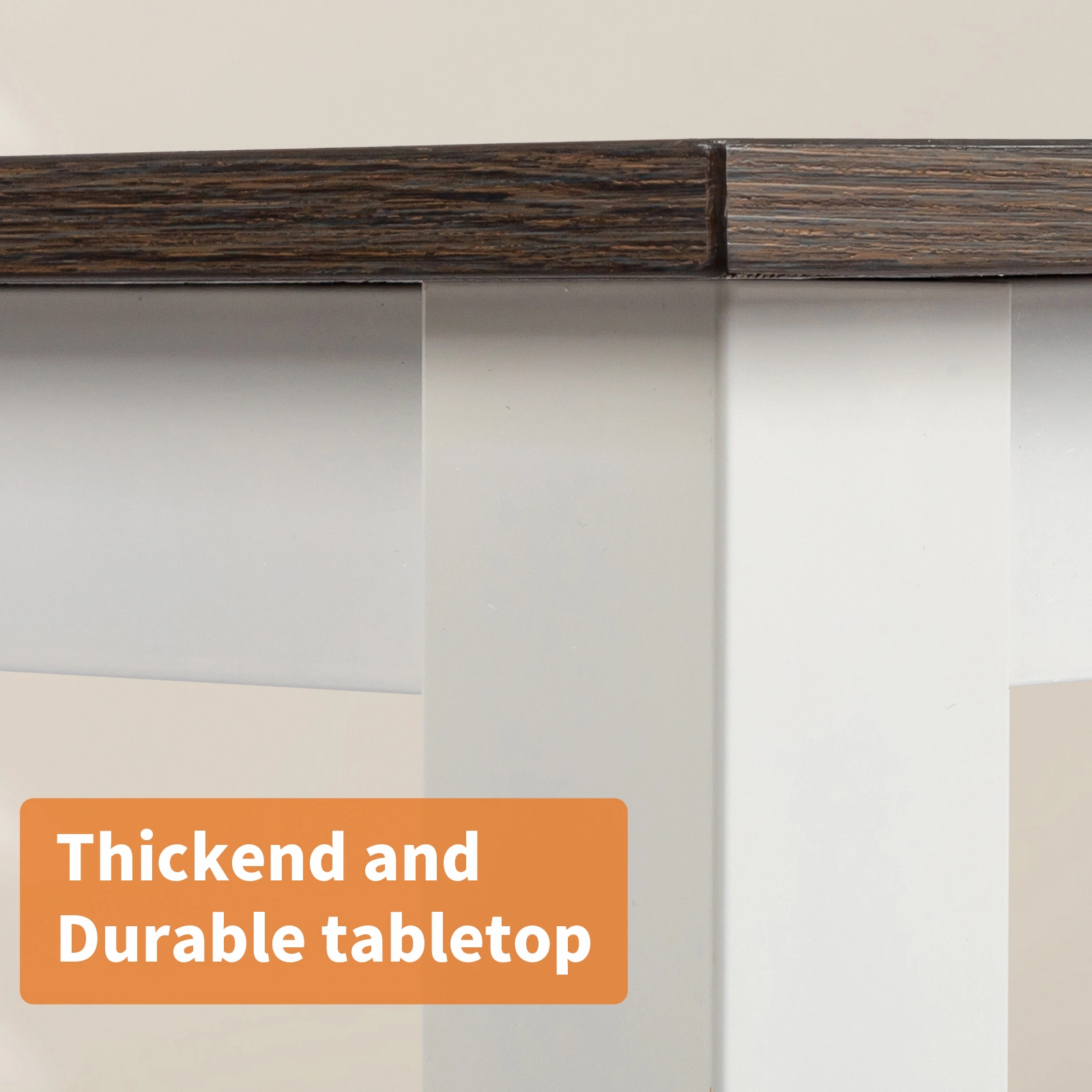 110cm Decent High Strength Wooden Computer Desk Gray view 9