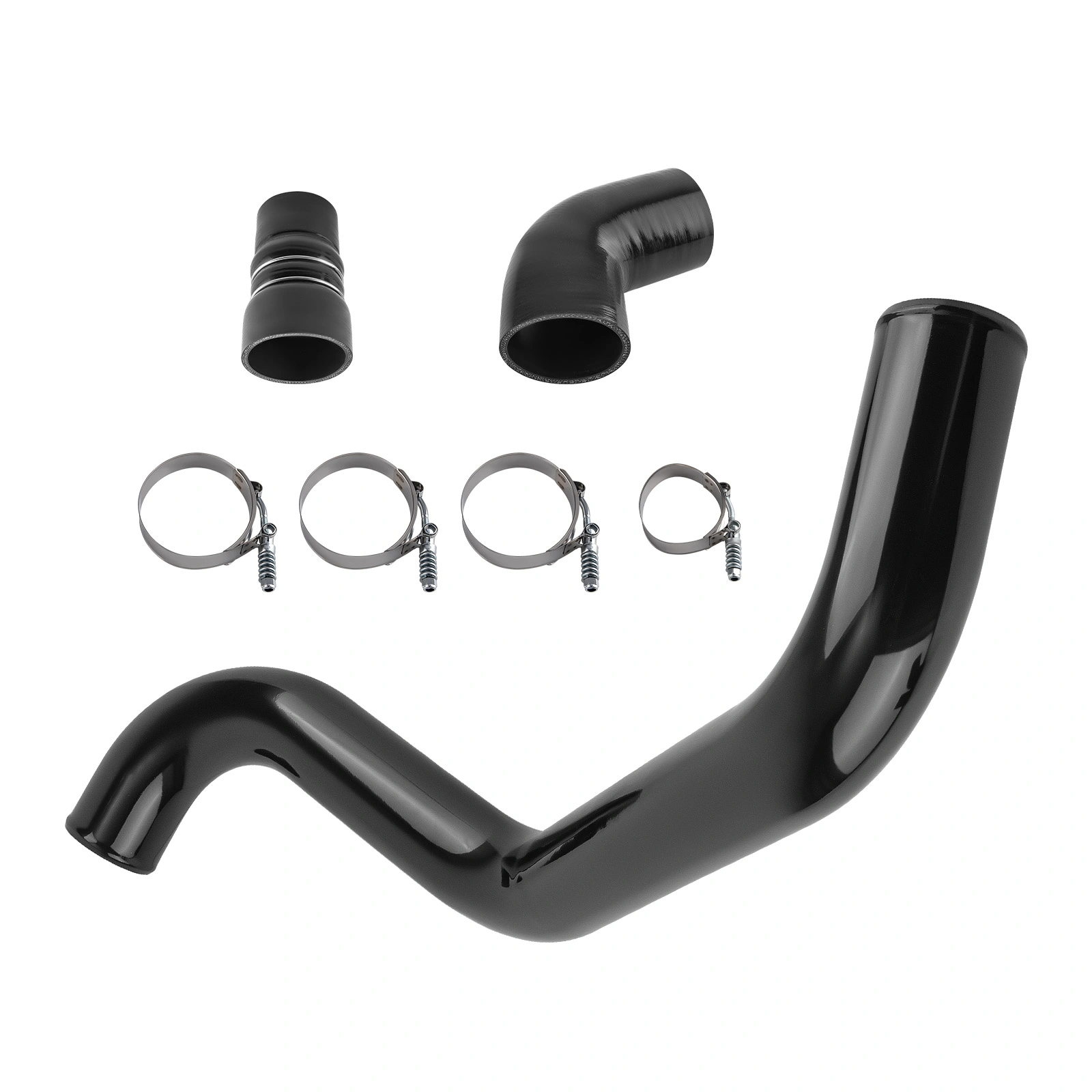 Hot Side Intercooler Pipe Kit fit for GMC Chevy Duramax 6.6 LLY LBZ LMM 2004-2010 view 6