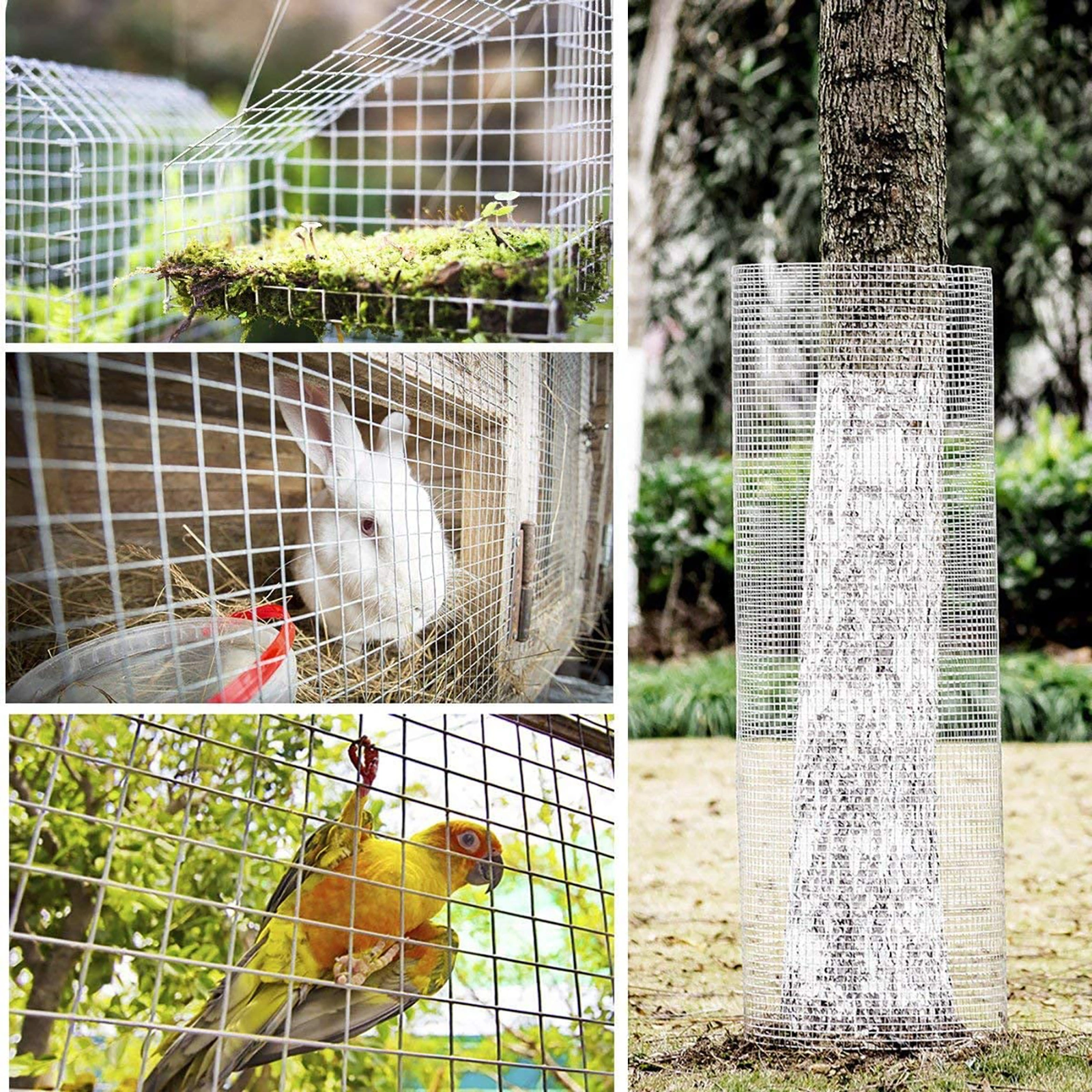 1/2" Hardware Cloth 19 Gauge, 60in x 100ft Roll Hot-Dip Galvanized Welded Chicken Wire Fence for Garden, Rabbit, Poultry, Snake Cage view 12