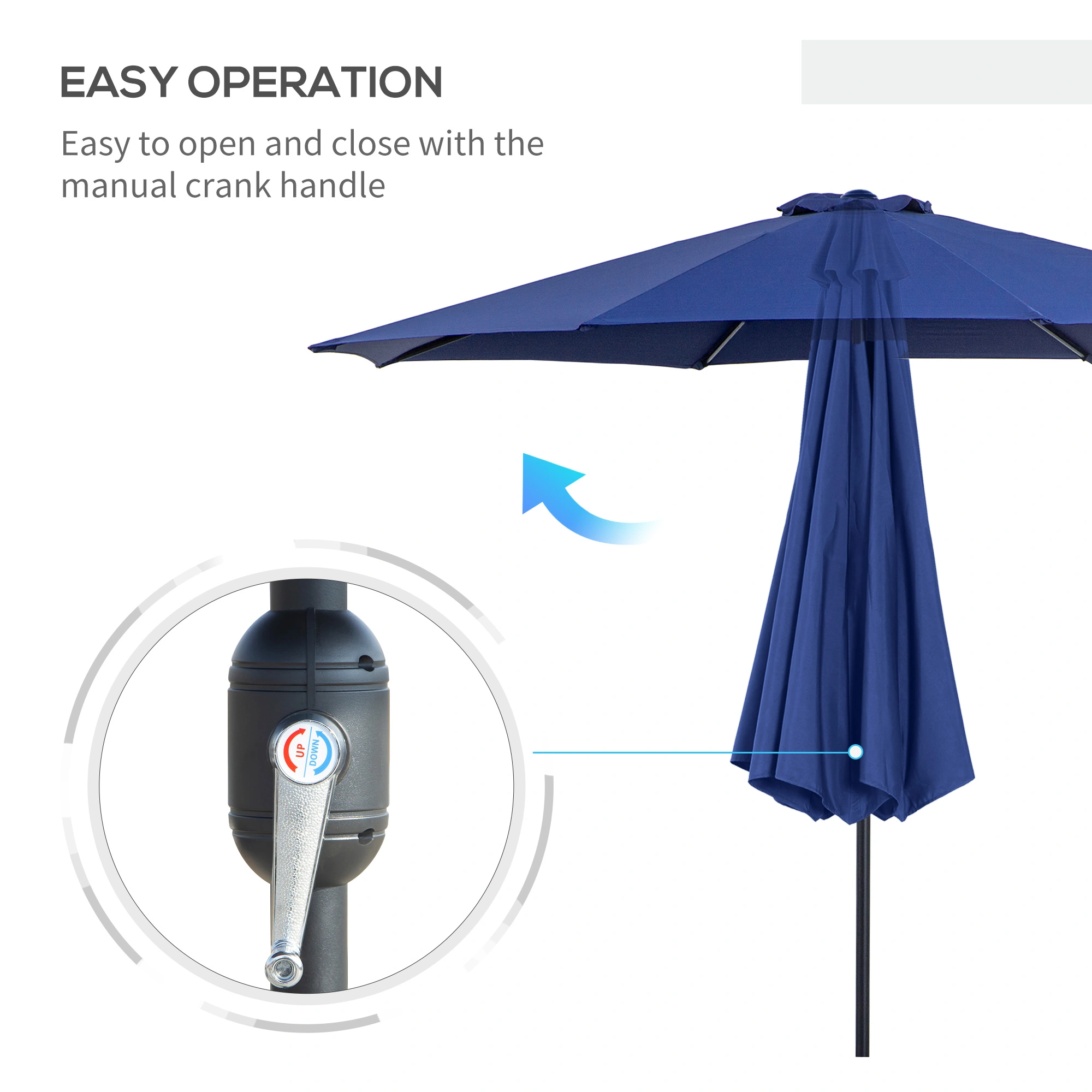 Modern Wall Mounted Umbrella Organizer - Sturdy Metal Hook Rack for Umbrellas, Canes & Keys view 2