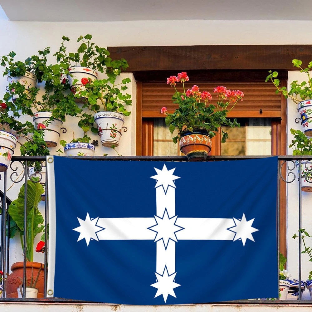 90x60cm Australian Eureka Flag 3x2 FT Outdoor Hanging Australia National Flag Nylon view 5