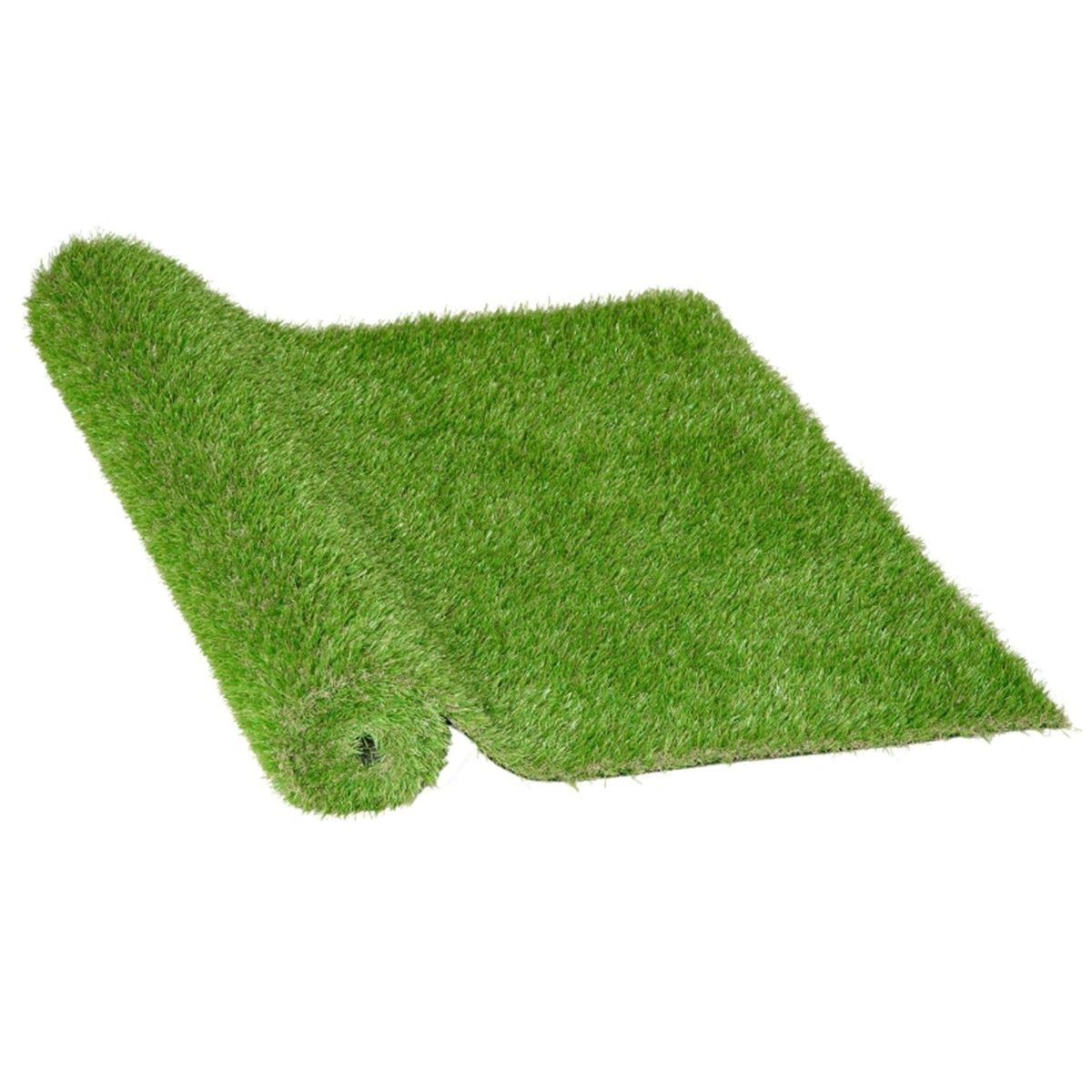 Artificial Grass Wall Panels 10x10ft Fake Greenery Outdoor Garden Privacy Screen PVC Faux Hedge Fence view 3