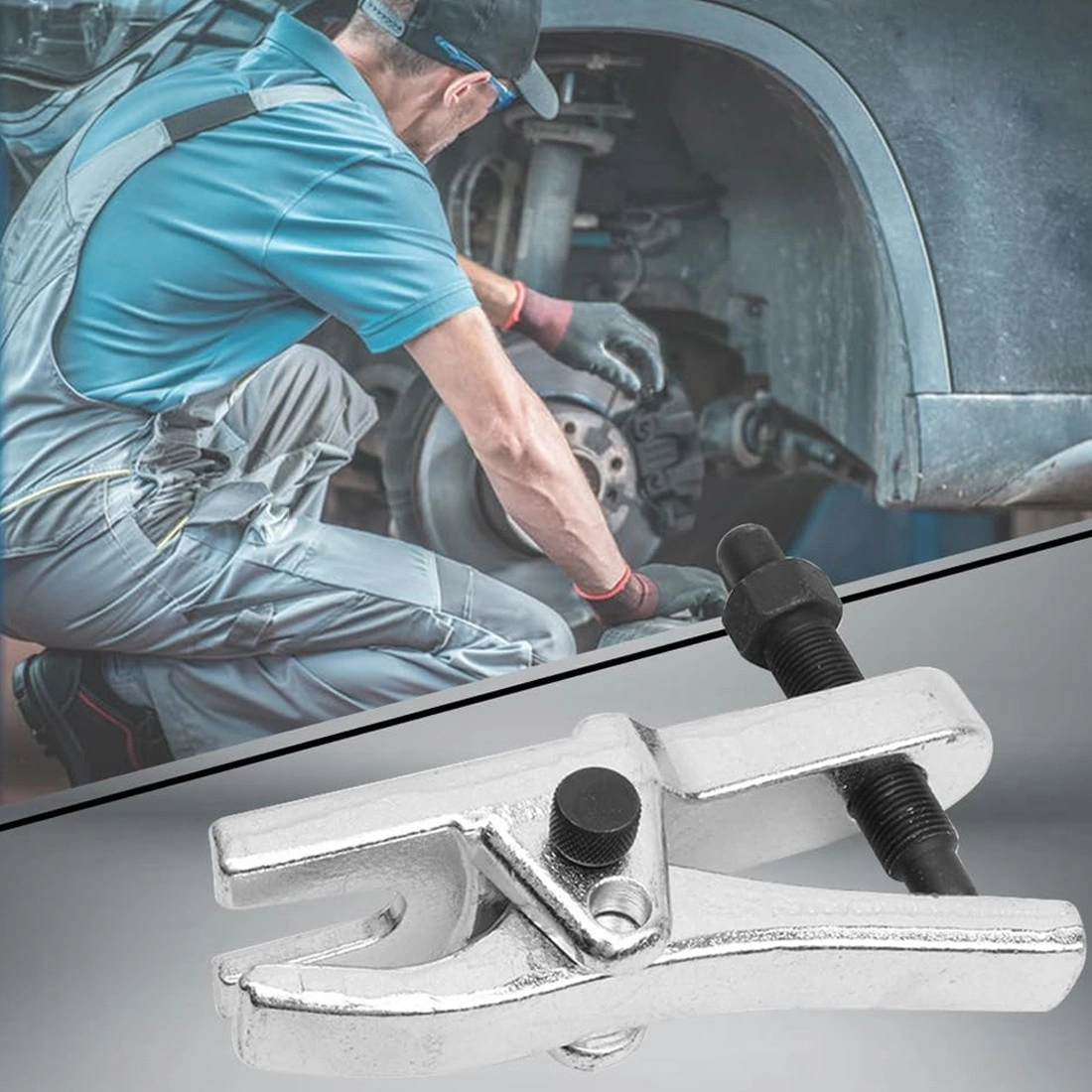 Universal Ball Joint Puller & Tie Rod End Separator Tool, Steering Joint Pusher Remover view 3