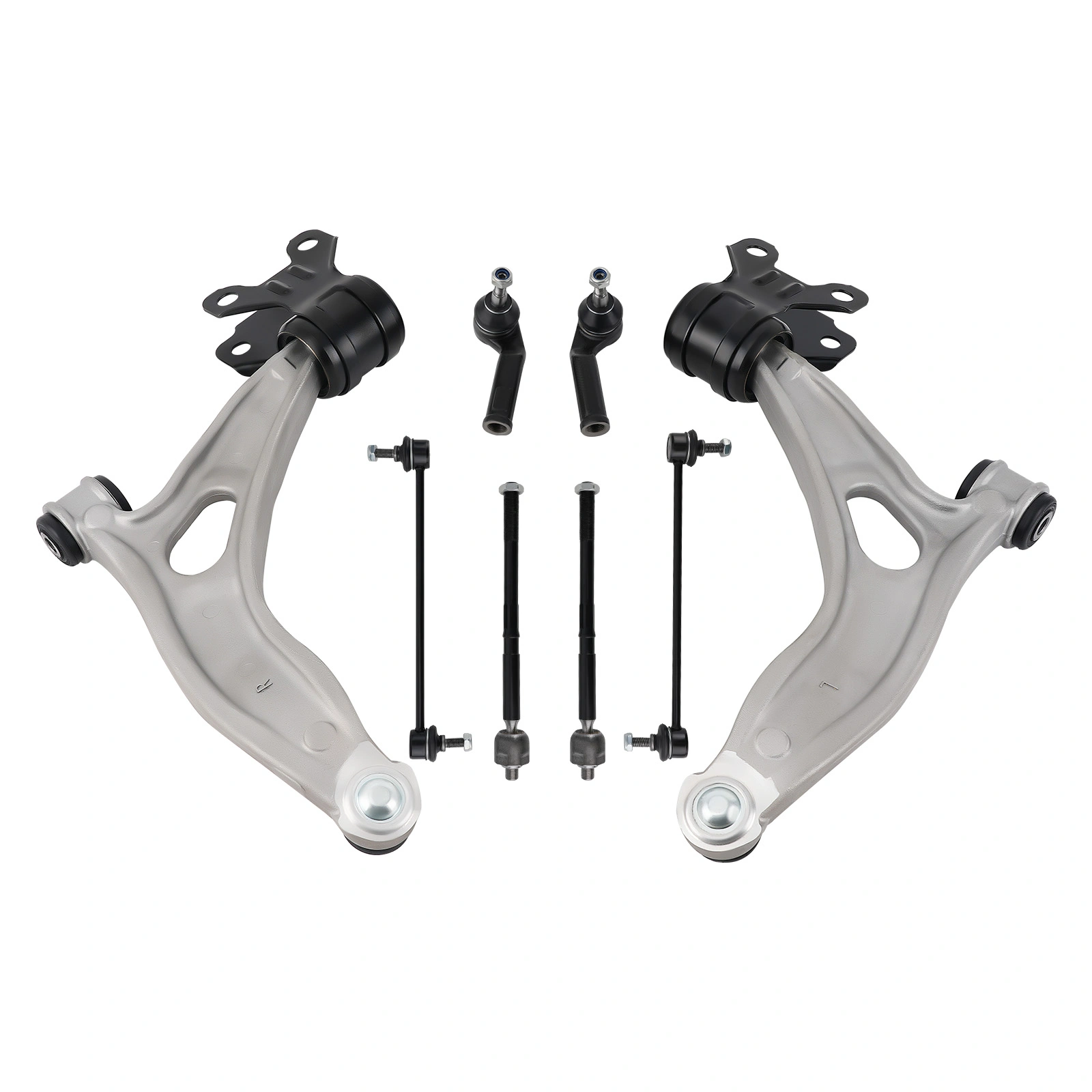 8x Front Lower Control Arm Ball Joints Sway Bars FIT For Ford Focus C-Max 2012-2018