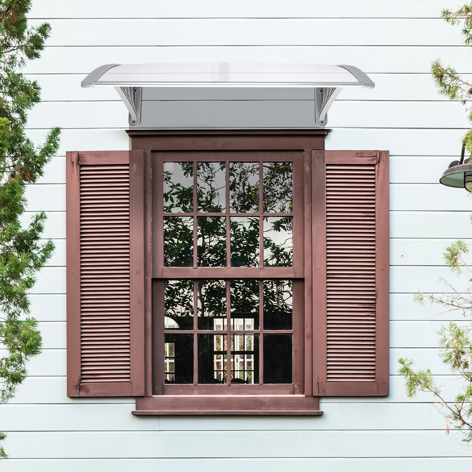 HT-100 x 96cm Household Application Door & Window Rain Cover Eaves Gray Holder view 33