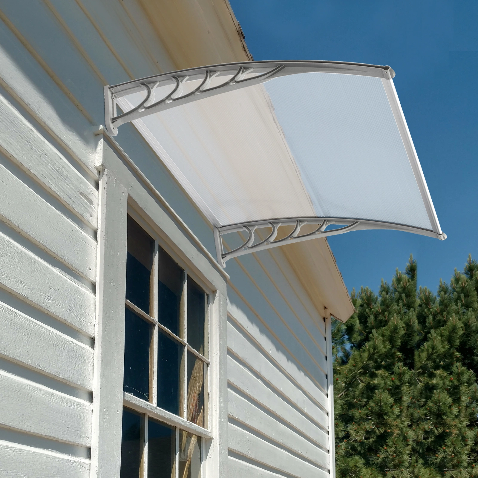 HT-100 x 96cm Household Application Door & Window Rain Cover Eaves Gray Holder view 36
