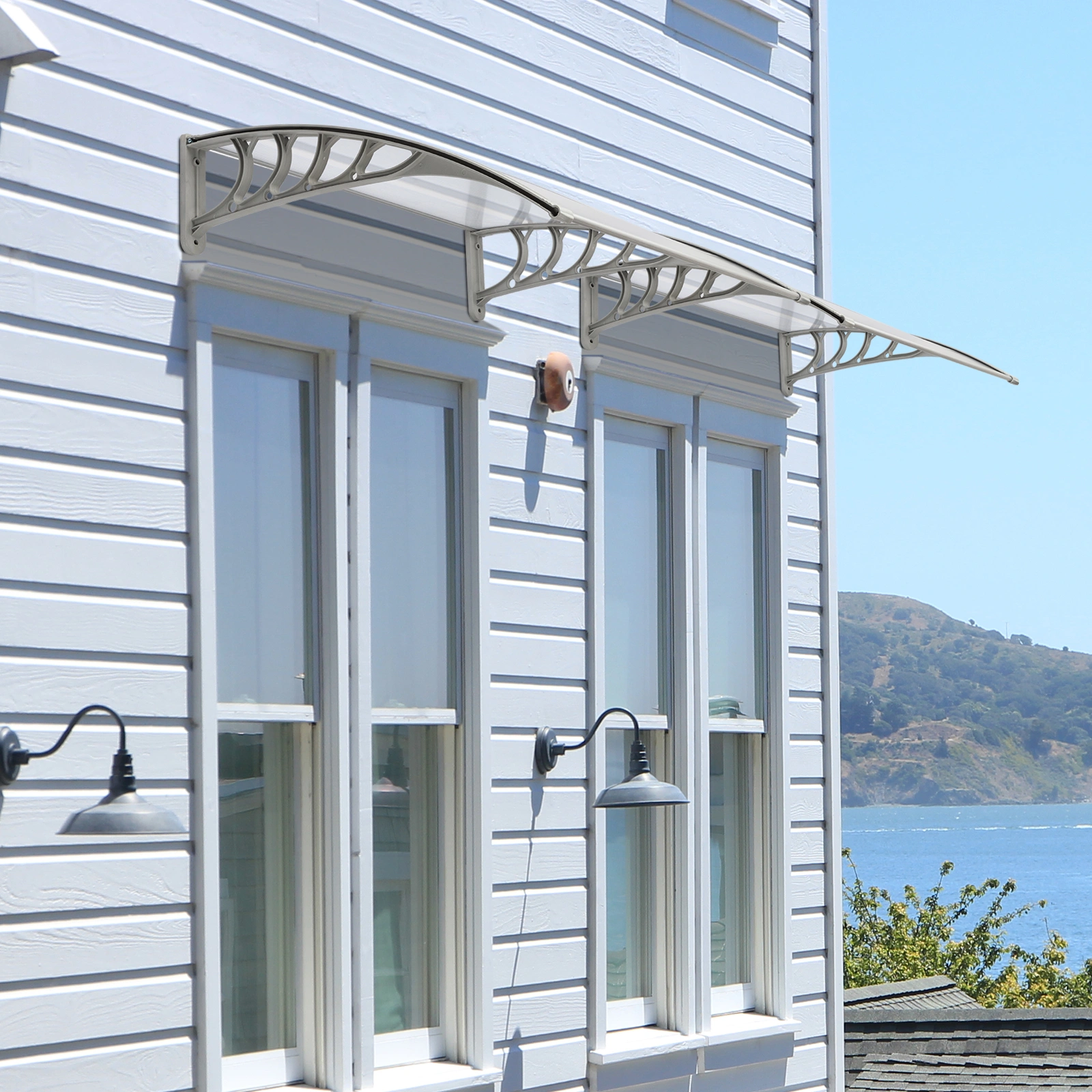 HT-100 x 96cm Household Application Door & Window Rain Cover Eaves Gray Holder view 38