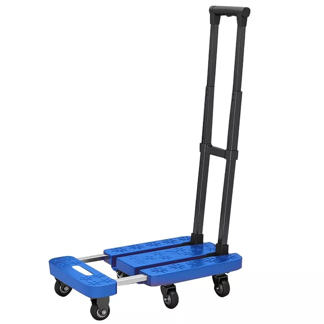 270KG Folding Hand Truck Dolly Trolley Cart - Heavy Duty Platform Luggage Moving Trolley with Wheels view 3