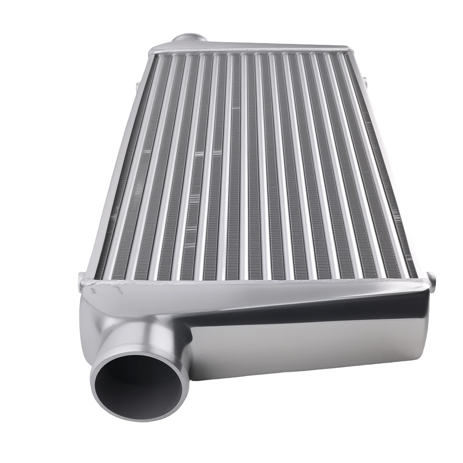 Universal Intercooler 600x300x76mm Fit For Front Mount - Tube + Fin 3" In/Outlet view 4