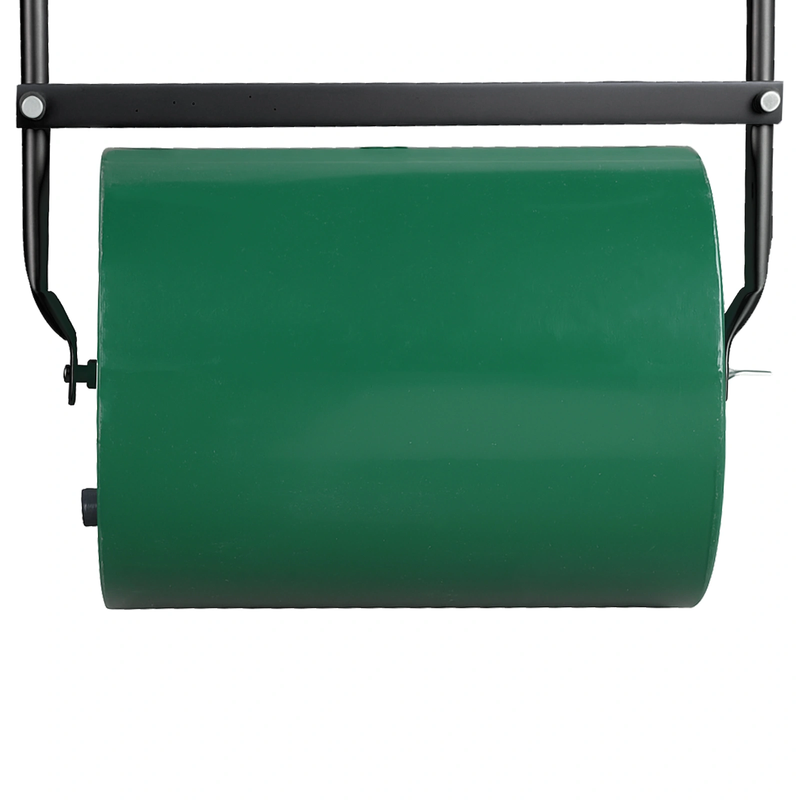 16in Heavy Duty Steel Lawn Roller, Garden Roller Can Be Filled with Water or Sand, Hand Roller with U-shaped Handle, Green & Black view 6