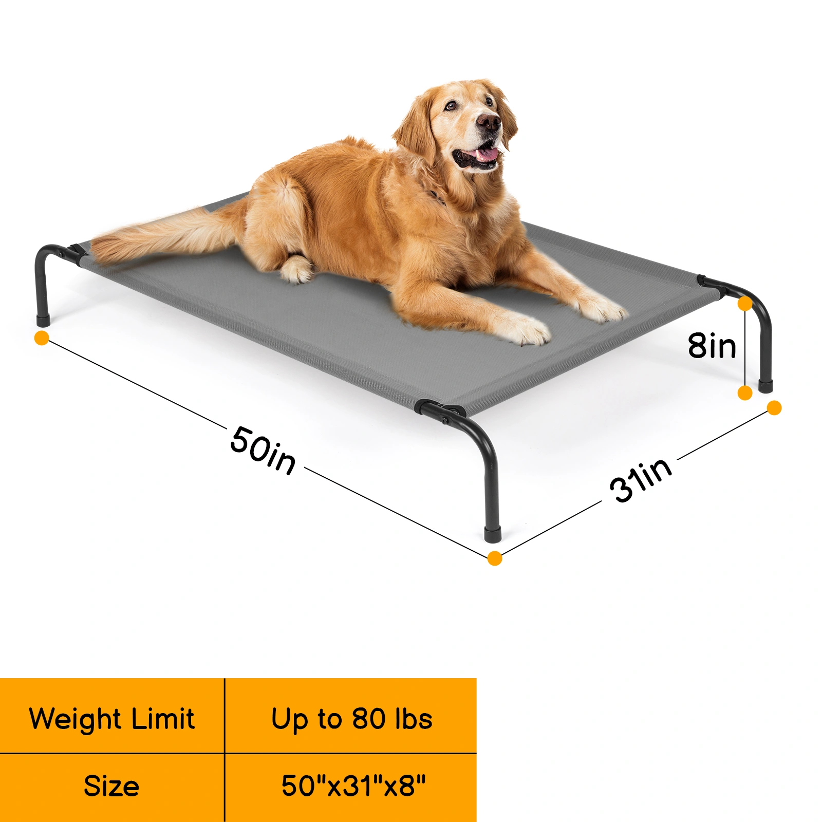 Large Dog Bed 50" x 31" x 8" - Extra Large Pet Bed Sleeping Mat for Dogs and Cats view 16