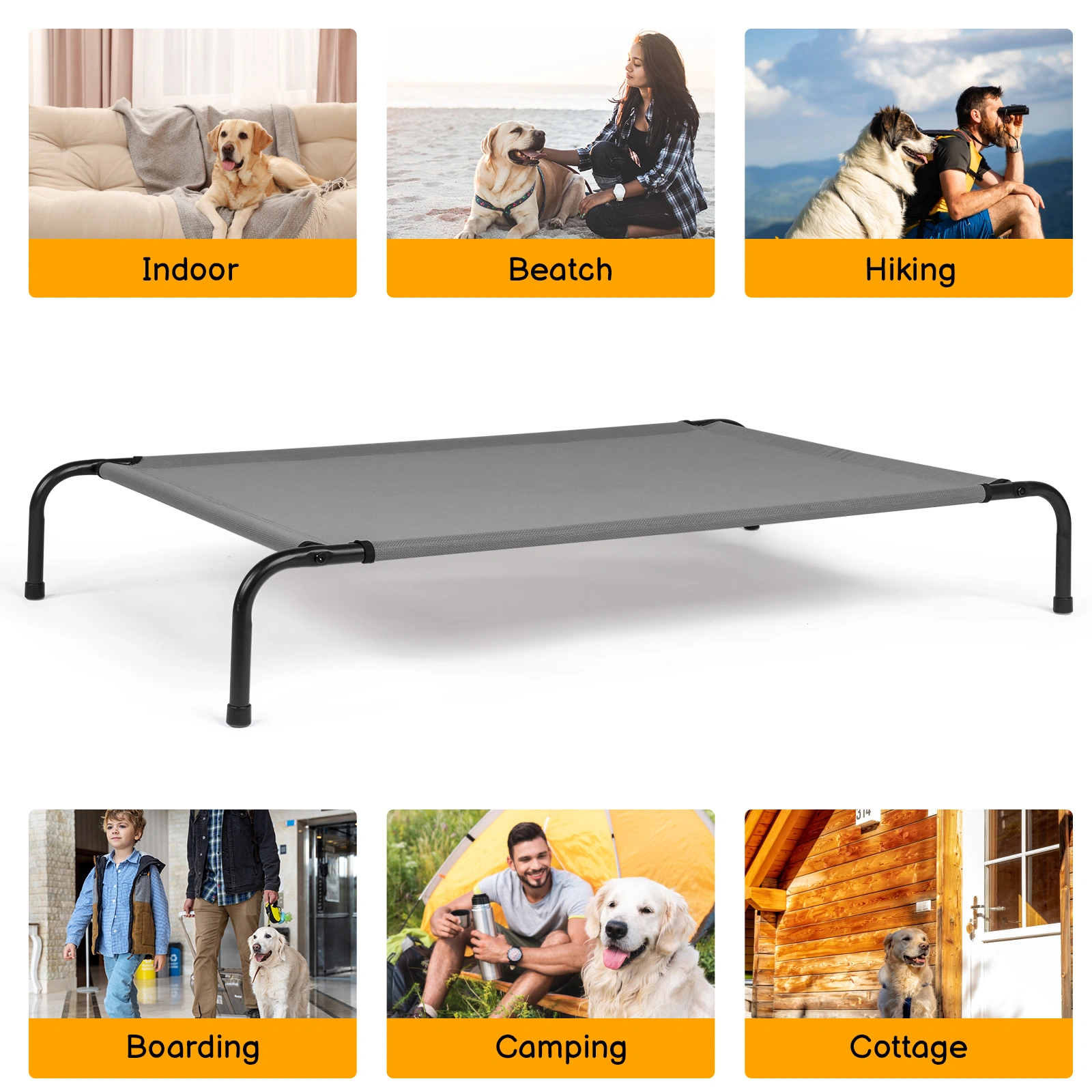 Large Dog Bed 50" x 31" x 8" - Extra Large Pet Bed Sleeping Mat for Dogs and Cats view 19