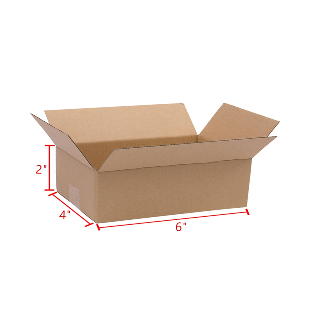 100 Corrugated Paper Boxes 6x4x2"(15.2*10.2*5.1cm)Yellow view 4
