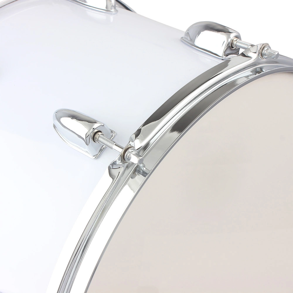 14x10 Inch White Marching Drum with Key Strap & Included Drumsticks, Portable Band Snare Drum Kit view 16