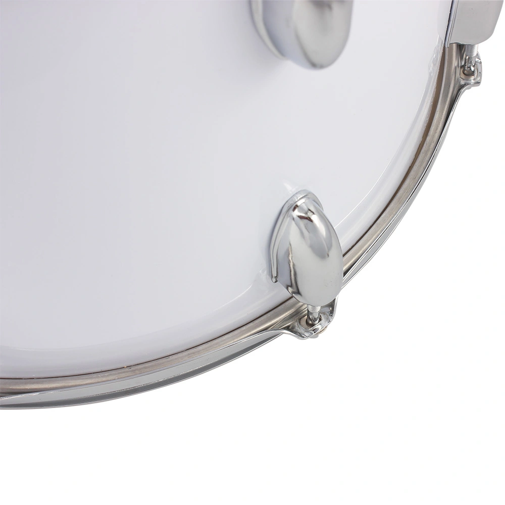 14x10 Inch White Marching Drum with Key Strap & Included Drumsticks, Portable Band Snare Drum Kit view 18