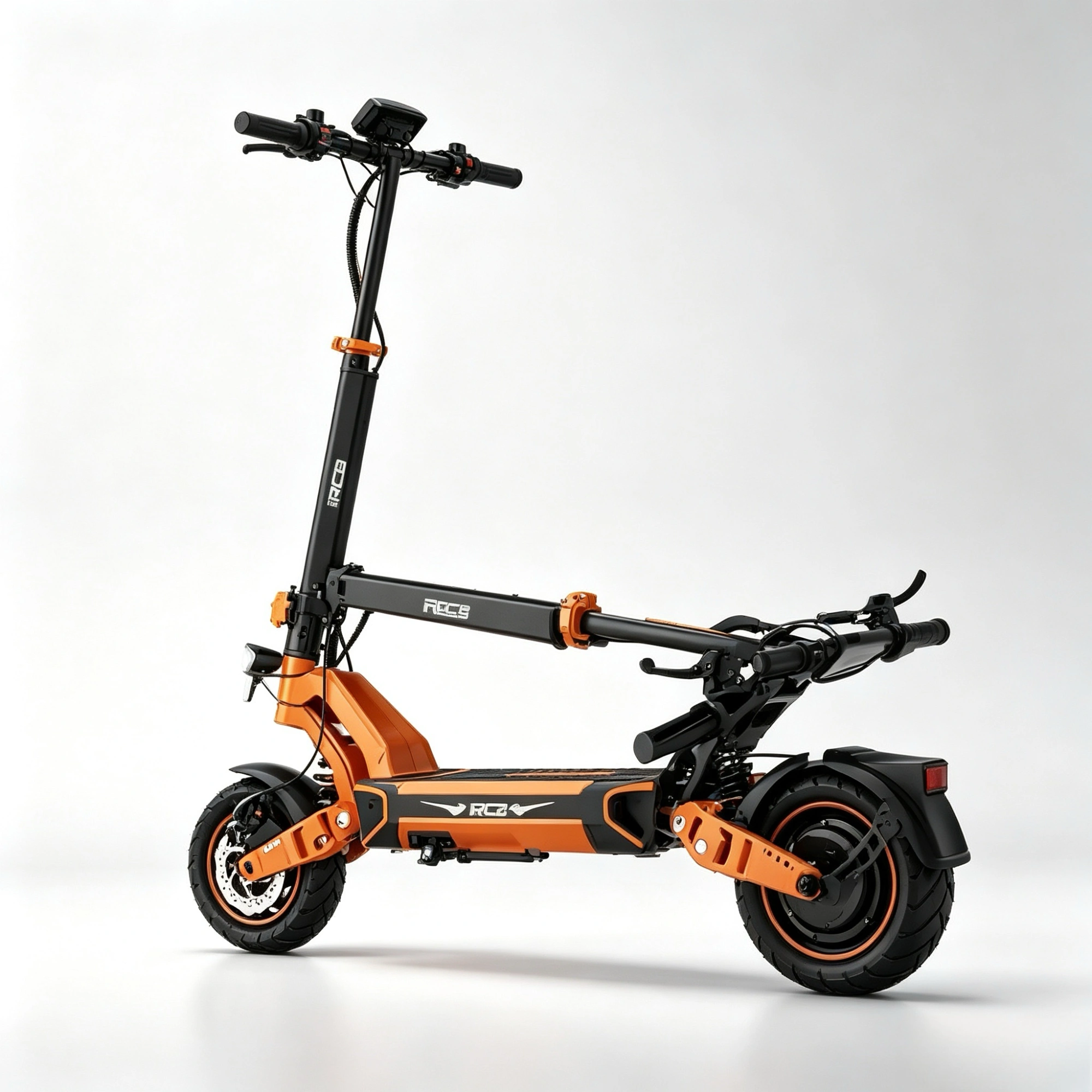 RCB D7 Foldable Electric Scooter 500W Motor 20.8Ah Battery 25KM/H Top Speed 10 Inch Vacuum Tyres Dual Disc Brakes Commuter E Scooter view 2