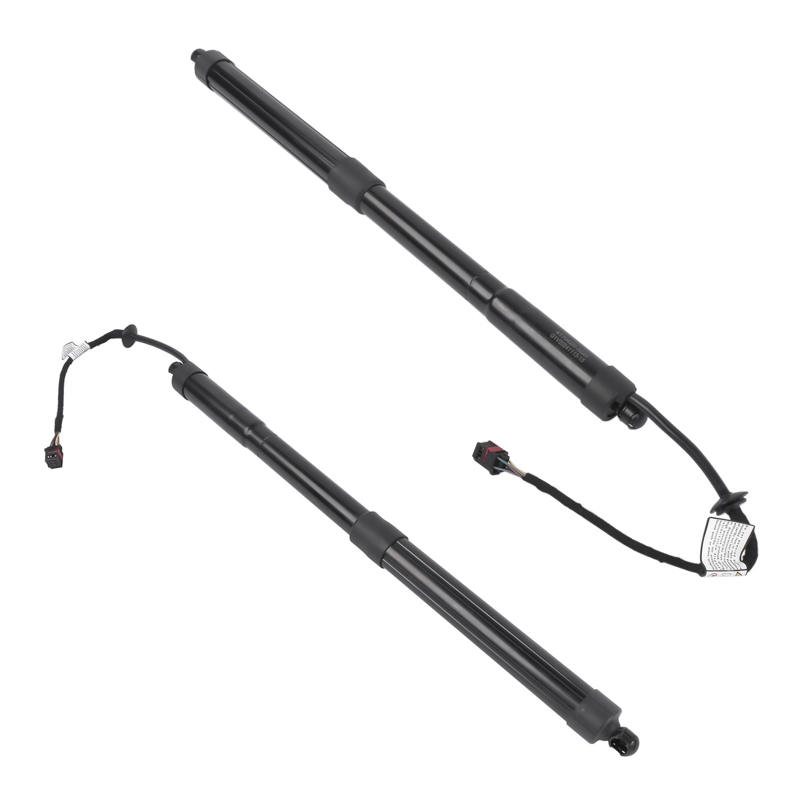 Set of 2 Rear Left and Right Tailgate Lift Support Fit for Kia Sedona Van 3.3L V6 2015-2021 Black view 3