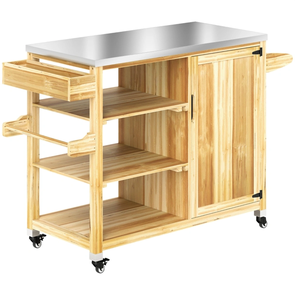 Camping Cart Outdoor Grill Cart with Folding Table, Portable Bar Cart for Picnic BBQ, Garden, Beach, Travel 108 characters.