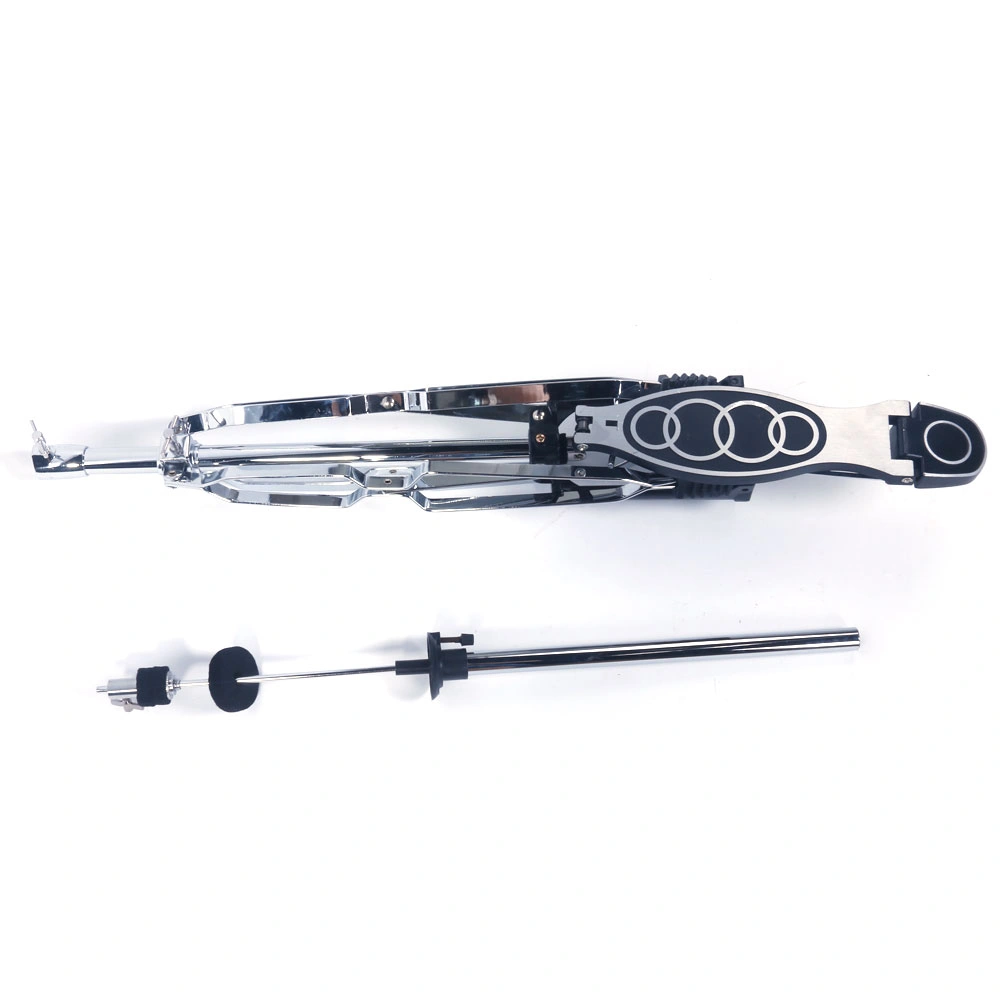 Professional Pedal Control Style Drum High Hat Cymbal Stand with Pedal Silver & Black view 4