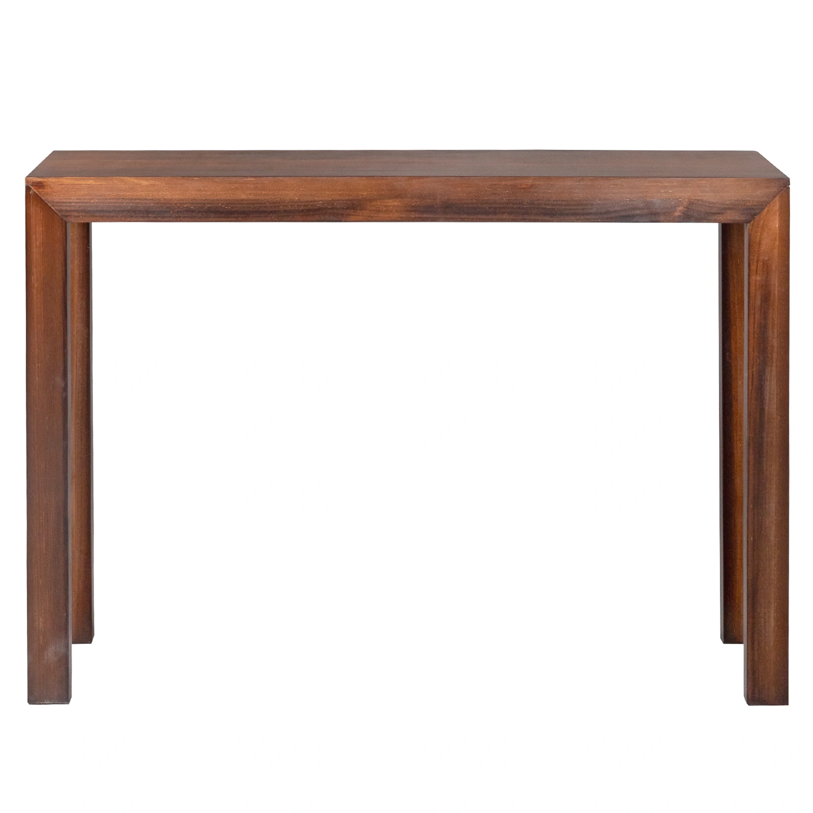 46 inch Pinewood Entryway Table, Console Table Entrance Table, Narrow Sofa Table for Living Room Entryway Hallway, Walnut view 12