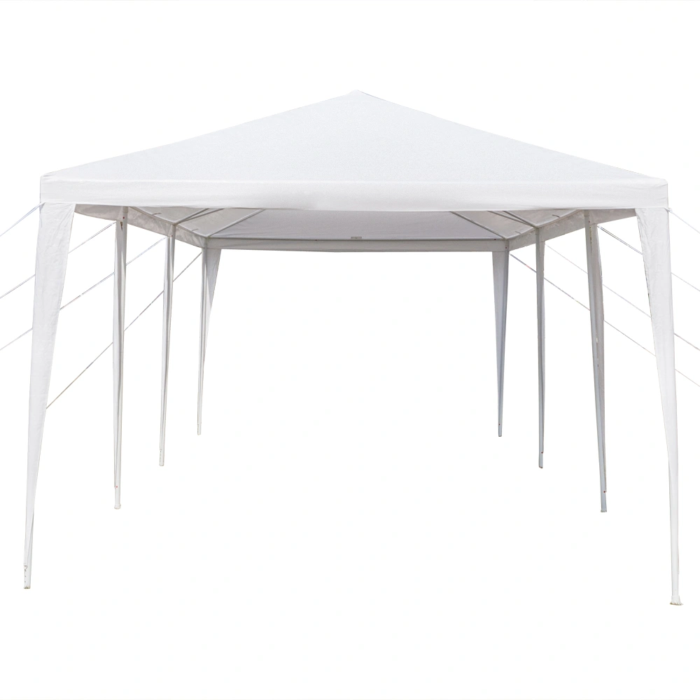 3*9m 7-Sided Iron PE Cloth Spiral Pipe Pergola view 16