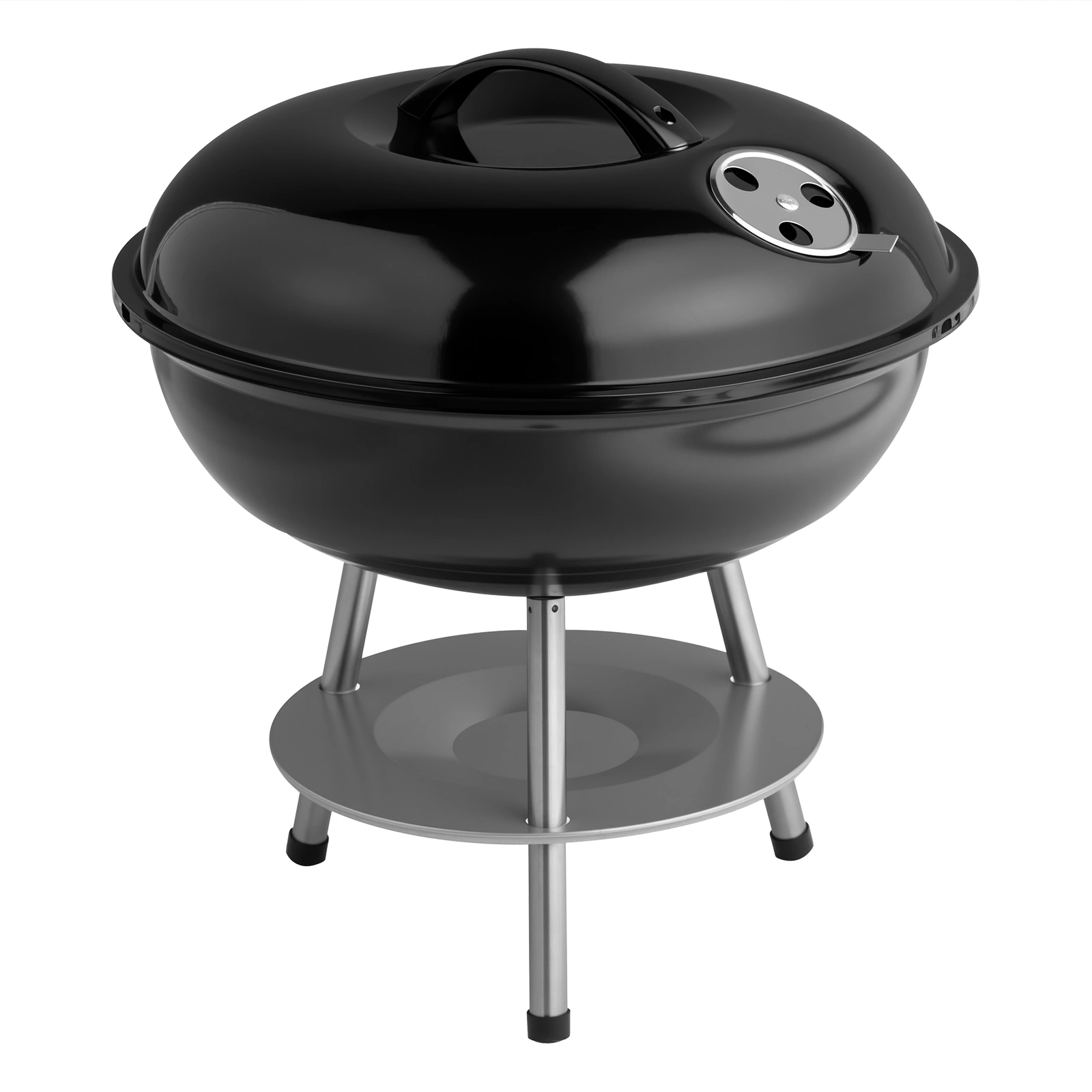 Portable Folding Charcoal Grill 14 Inch Cooking Grid Compact Lightweight BBQ Grill Camping Backyard Beach