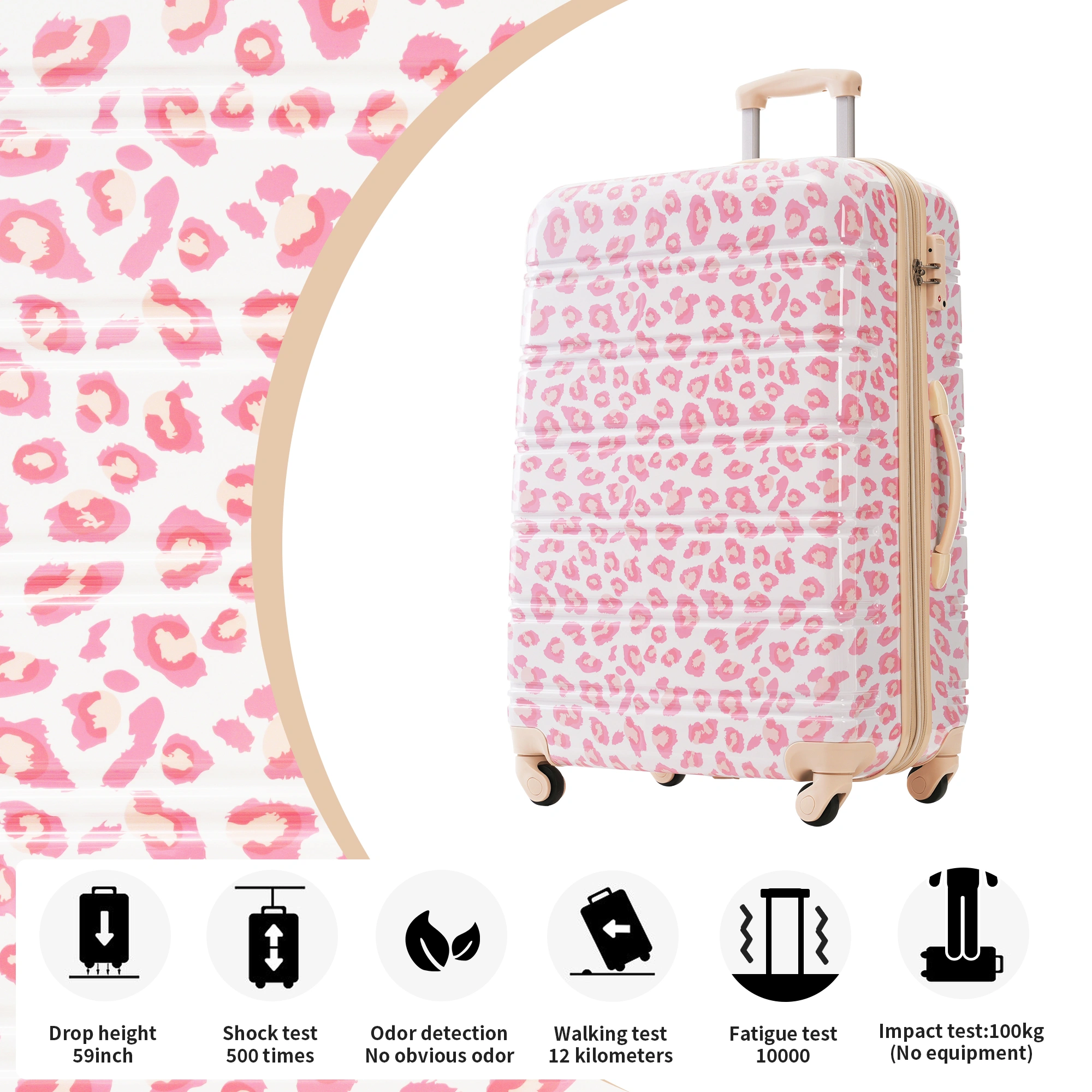 Hardshell Luggage Sets 3 pcs Spinner Suitcase with TSA Lock Lightweight-20"+24"+28" Luggages -Does not support self pick up view 17