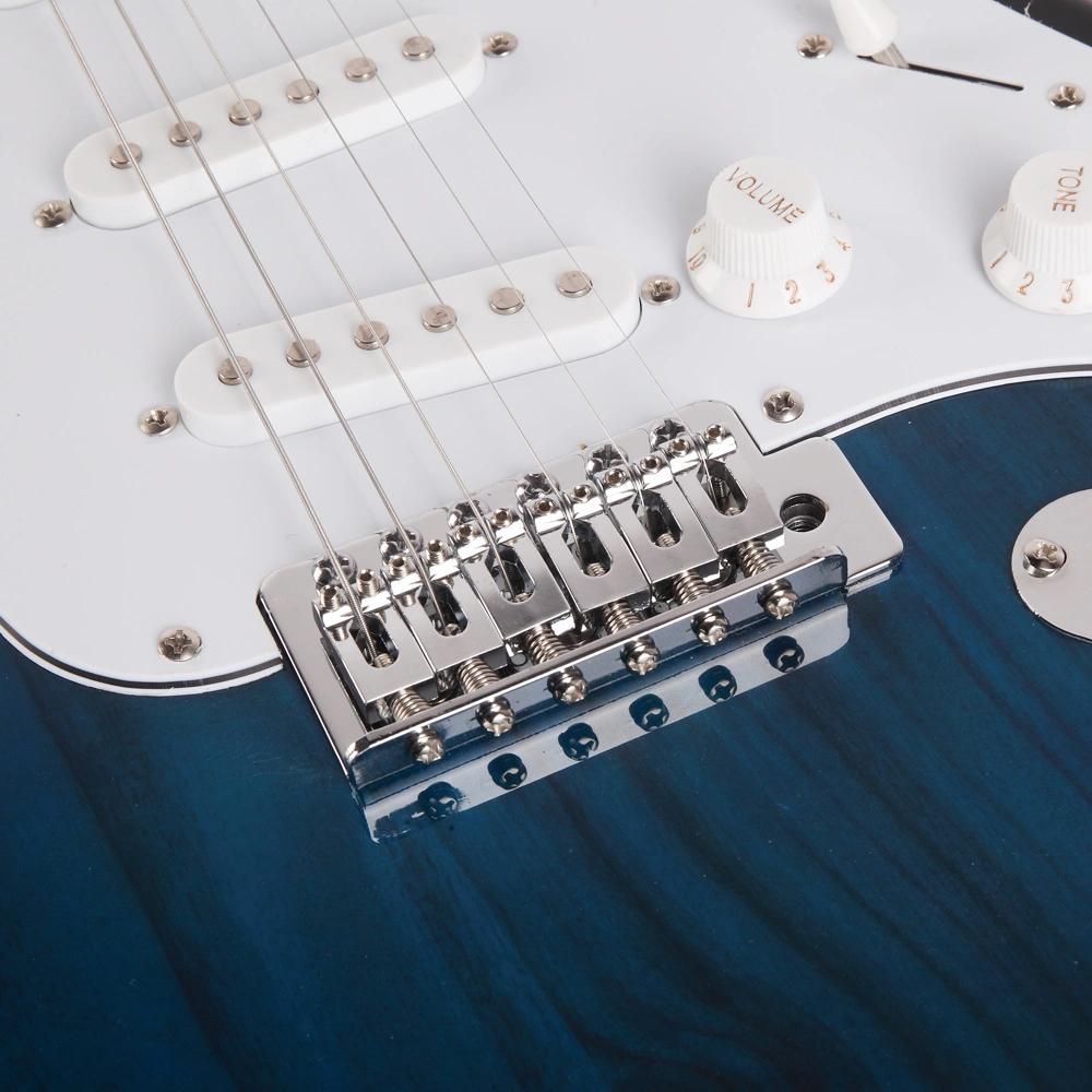 Rosewood Fingerboard Electric Guitar Blue view 10
