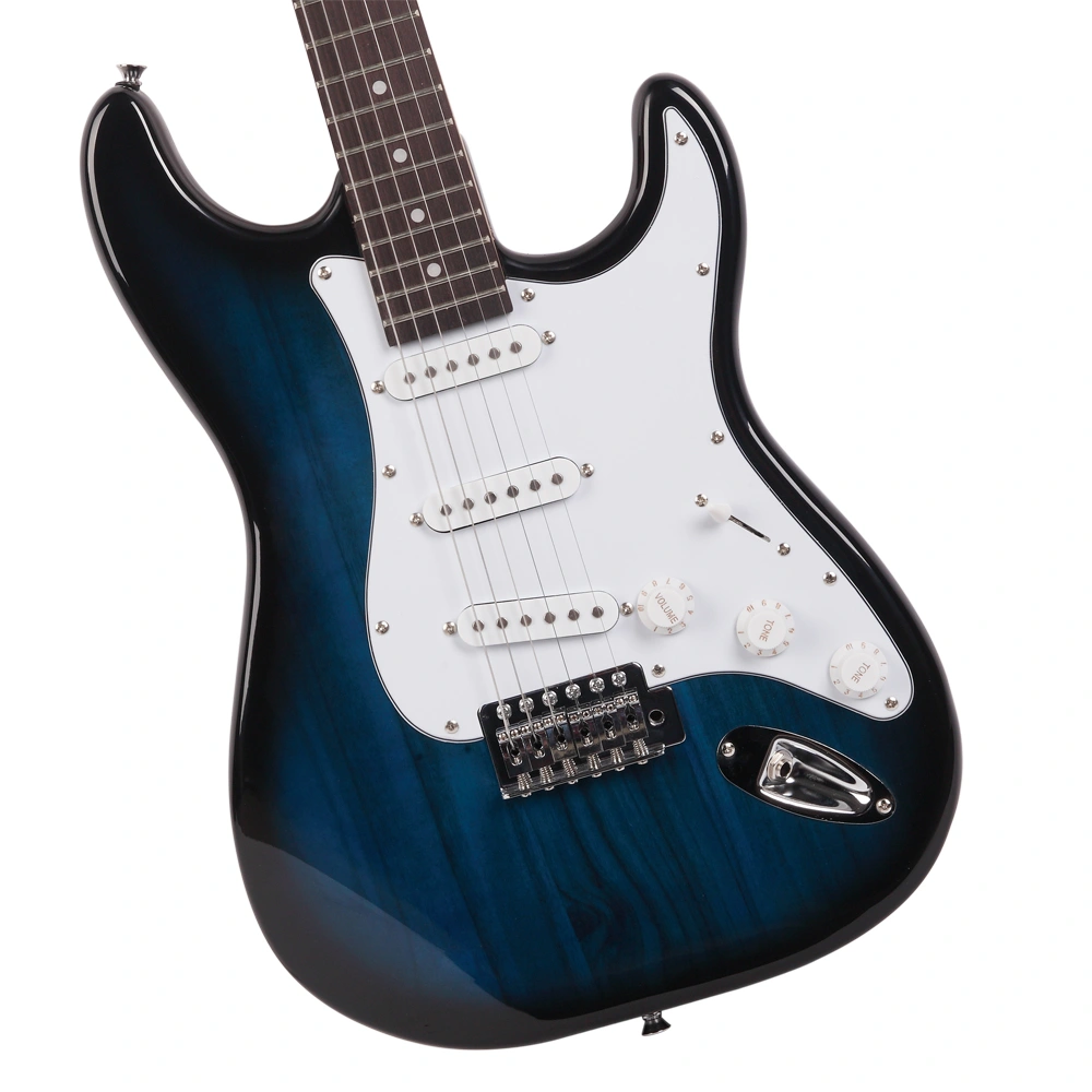 Rosewood Fingerboard Electric Guitar Blue view 17