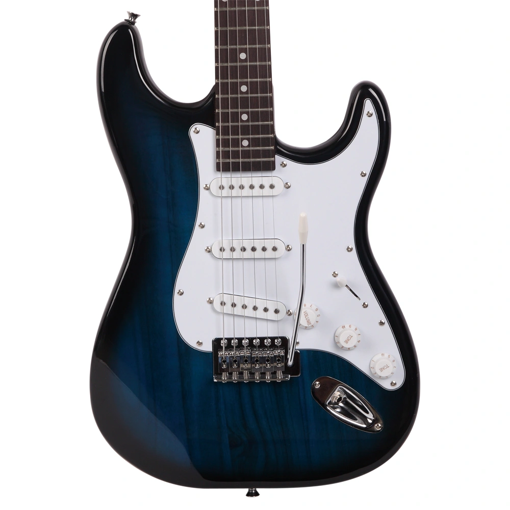 Rosewood Fingerboard Electric Guitar Blue view 7