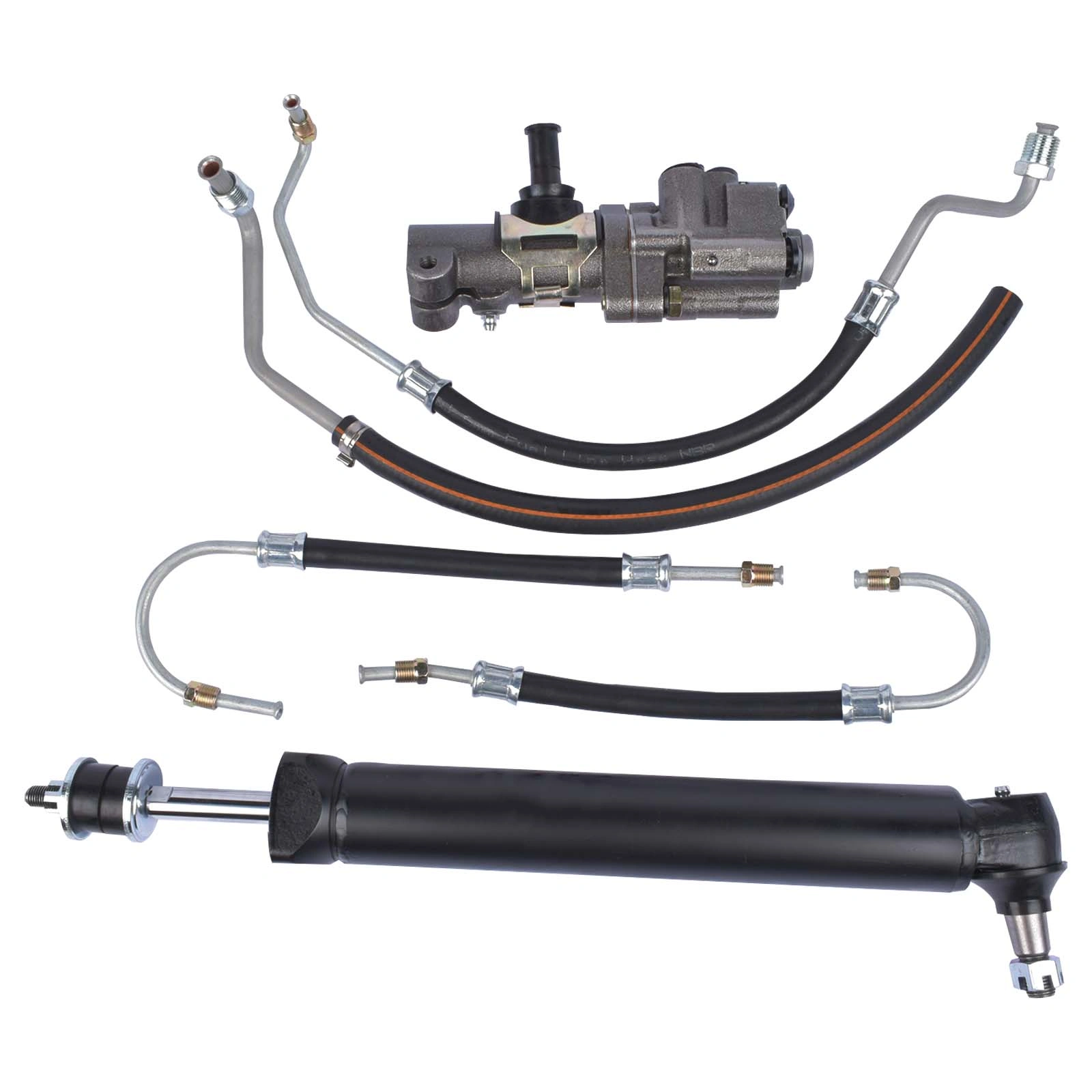 Steering Valve Cylinder Ram Hose Kit for 1963-1979 Chevy Corvette Small Block - NO CORE CHARGE view 3