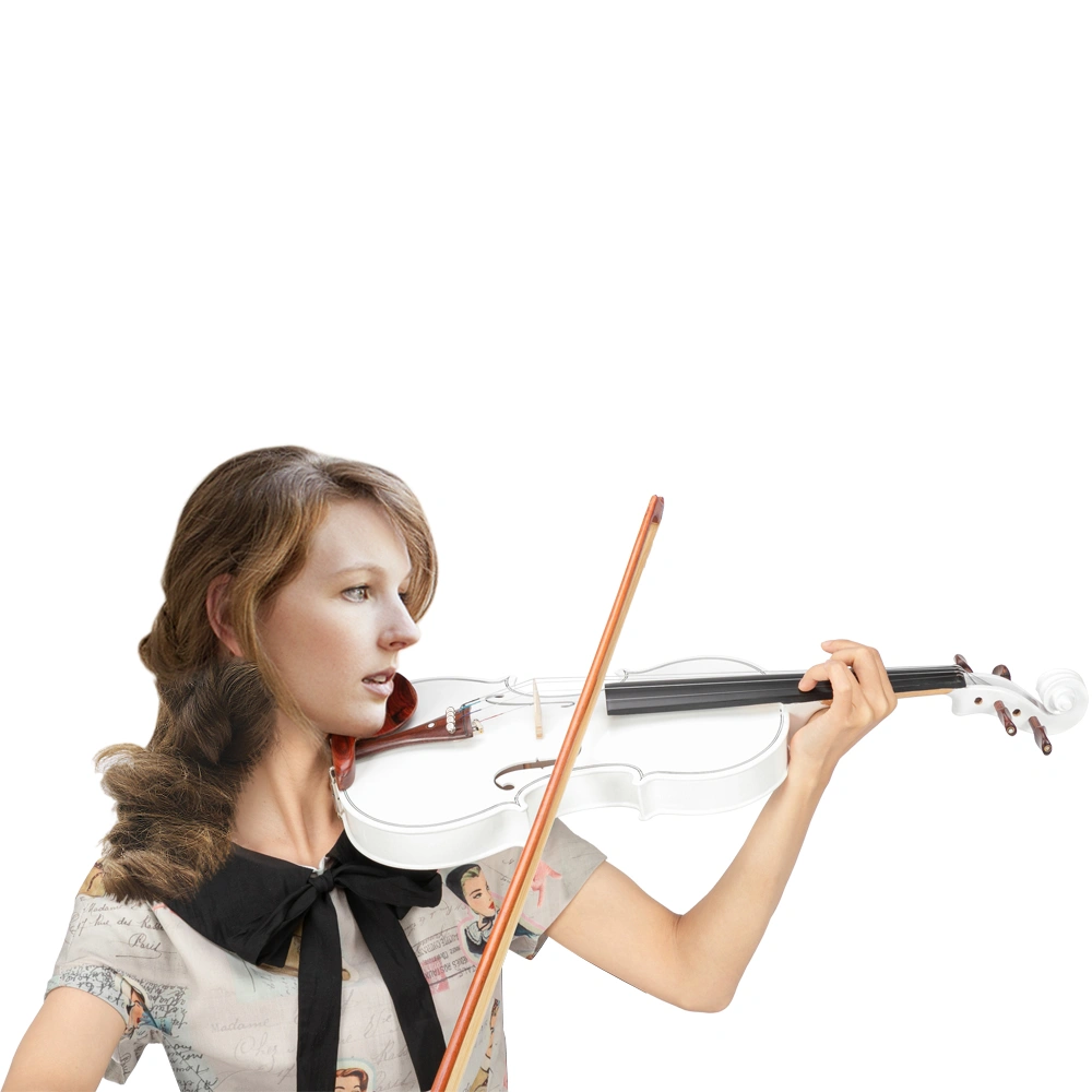 GV103 4/4 Spruce Panel Violin Matte White view 18