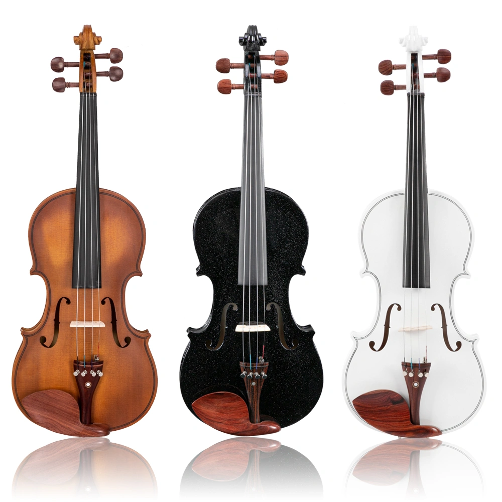 GV103 4/4 Spruce Panel Violin Matte White view 36