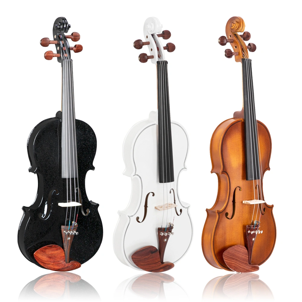 GV103 4/4 Spruce Panel Violin Matte White view 37