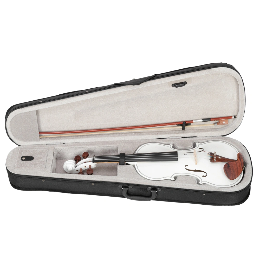 GV103 4/4 Spruce Panel Violin Matte White view 4