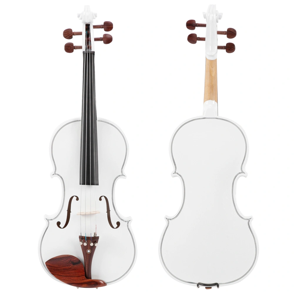 GV103 4/4 Spruce Panel Violin Matte White view 6