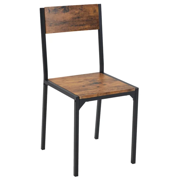 Dining Table Set for 4, Kitchen Table with 2 Chairs and a Bench, 4 Piece Kitchen Table Set for Small Space, Home Kitchen Bar Pub Apartment, Rustic Brown view 6