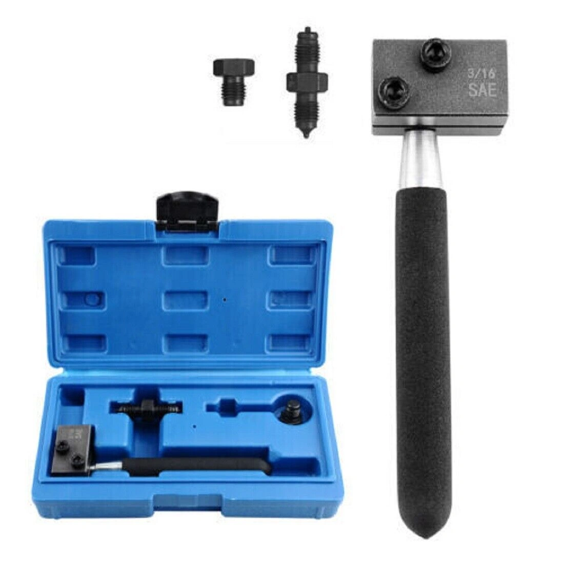Professional Brake Pipe Flaring Tool 3/16" SAE Hand Held On Car Double Flare Kit view 2